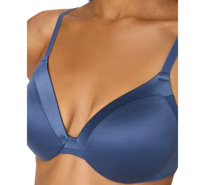 Maidenform Comfort Devotion Extra Coverage Shaping Underwire Bra 9436 In Blue