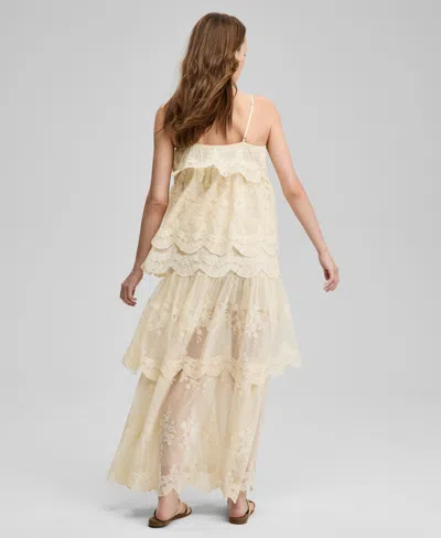 And Now This Women's Tiered Lace Maxi Dress, Exclusively At Macy's