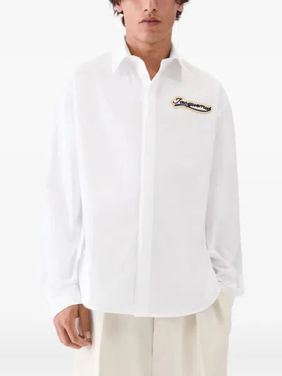 Jacquemus Simon Shirt Buttoned Cuffs In White