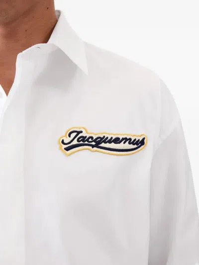 Jacquemus Simon Shirt Buttoned Cuffs In White