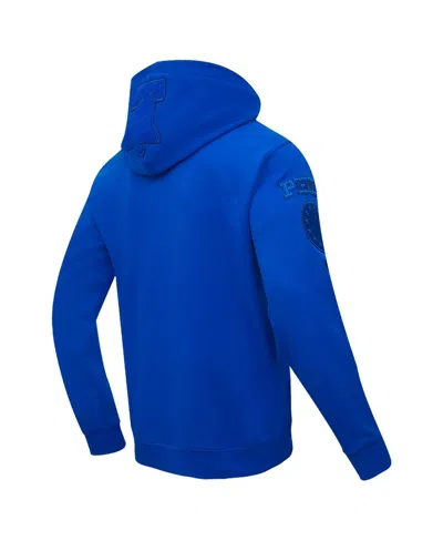 Pro Standard Men's Royal Philadelphia 76ers Triple Tonal Dk Pullover Hoodie Jacket