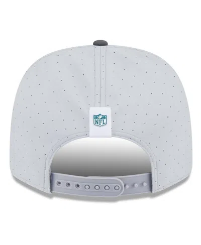 New Era Men's Gray/graphite Philadelphia Eagles 2025 Nfl Training Camp 9seventy Adjustable Hat