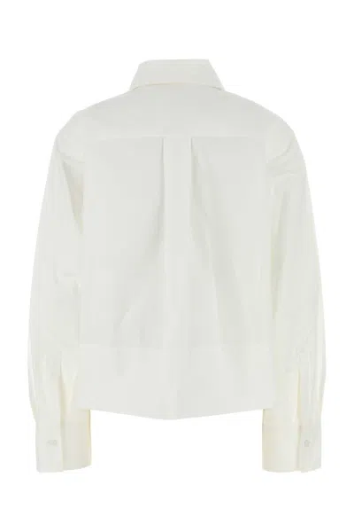 Jil Sander Women White Poplin Shirt
