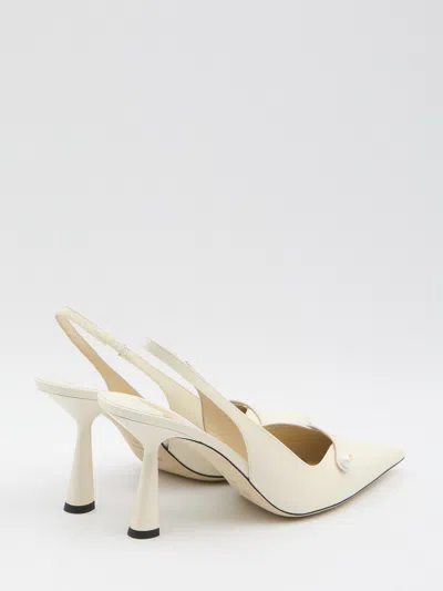 Jimmy Choo Amita 85 Pumps In White