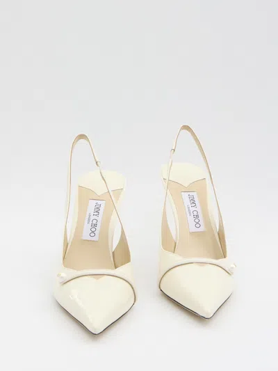 Jimmy Choo Amita 85 Pumps In White