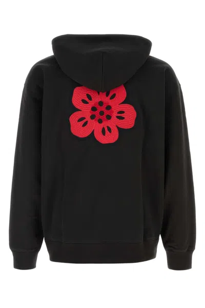 Kenzo Hoodie Boke Flower In Black