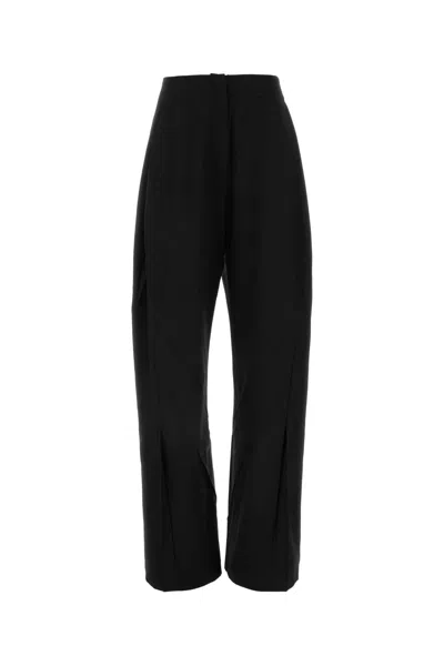 Kiko Kostadinov Black Stretch Wool Venari Wide-leg Pant