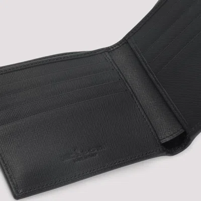 Kiton Logo-plaque Bi-fold Calf Leather Wallet