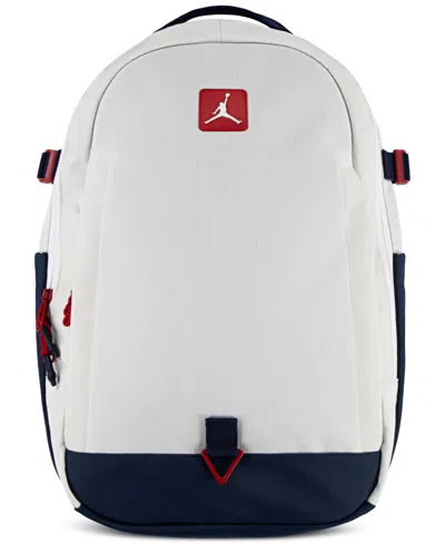 Jordan Men's Cordura Logo Backpack In White