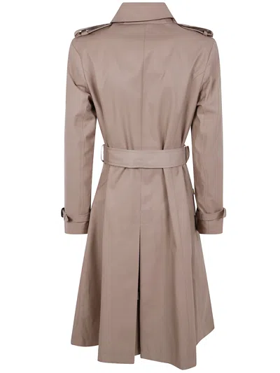 Ralph Lauren Belted Trench Coat In Neutral