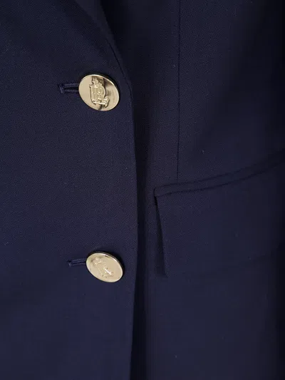 Ralph Lauren Wool Blazer In Blue
