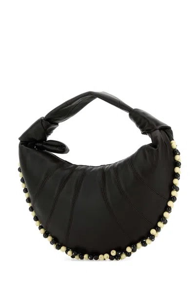 Lemaire Chocolate Nappa Leather Mini Fortune Handbag