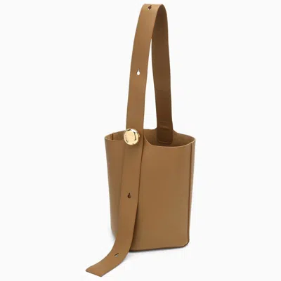 Loewe Brown Pebble Bucket Medium Bag