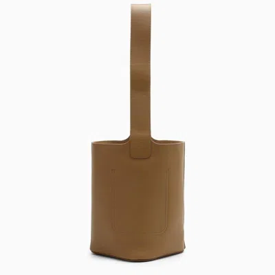 Loewe Brown Pebble Bucket Medium Bag