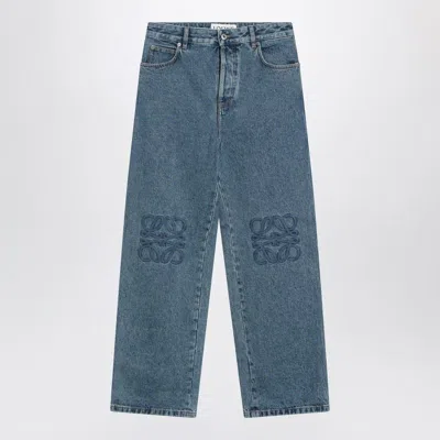 Loewe Loose-fit Anagram Jeans In Medium