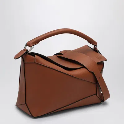 Loewe Medium Puzzle Bag In Brown