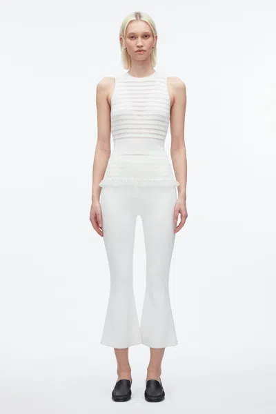 3.1 Phillip Lim Shadow Stripe Tank In Black