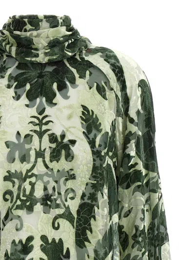 F.r.s For Restless Sleepers For Restless Sleepers Printed Silk Blouse