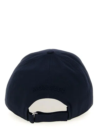 Moncler Logo Patch Cap Hats Blue