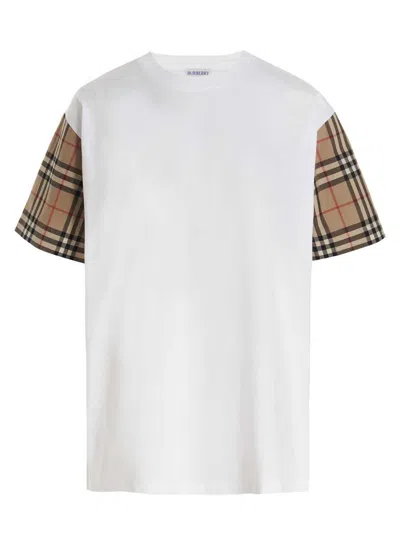 Burberry Regular Logo T-shirt In White