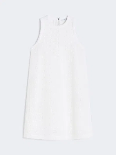 Max Mara Sleeveless Mini Dress In White