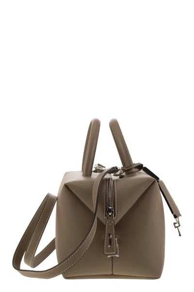 Max Mara Holdallm - Medium Satchel In Natural Leather