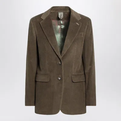 Max Mara Kuban Corduroy Single-breasted Jacket