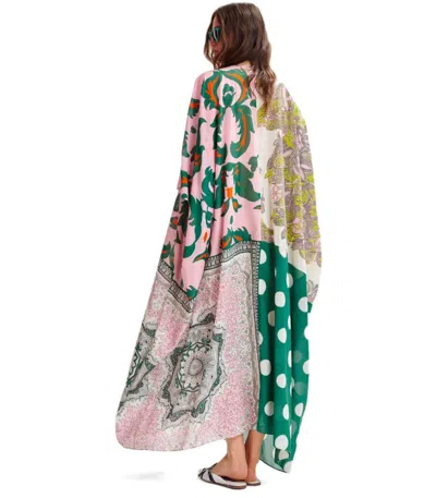 Essentiel Antwerp Hansas Printed Kaftan Combo1 Off White In Multi