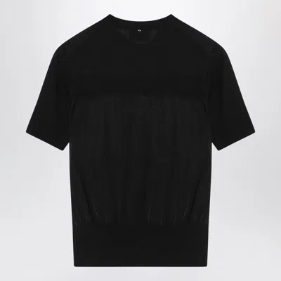 Sportmax Short Sleeve Sweater In Black