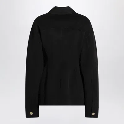 Sportmax Egeo Buttoned Wool Blazer In Black