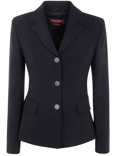 Max Mara Studio Colibri Single-breasted Jacket In Black