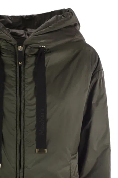 Max Mara The Cube Daria - Drip-proof Canvas Padded Jacket With Hood