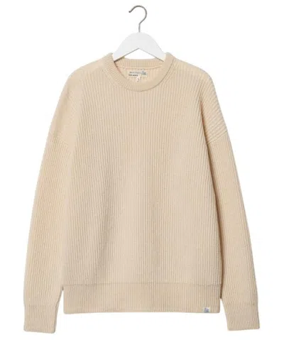 Merz B.schwanen Nature Wool Sweater In Neutral