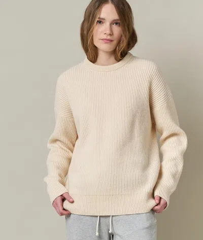 Merz B.schwanen Nature Wool Sweater In Neutral