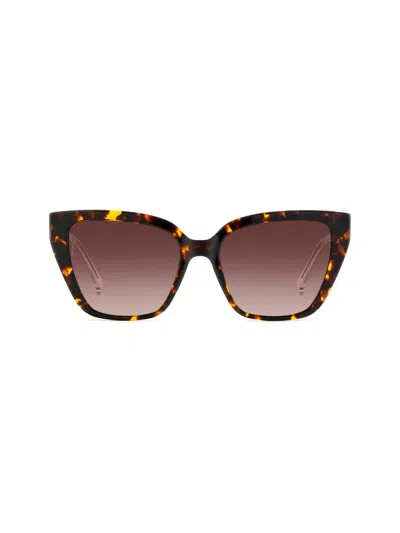 Missoni 0177 Cat-eye Logo Sunglasses In Brown