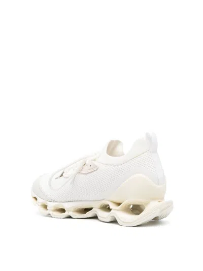 Mizuno Man Sneakers Ivory Size 10.5 Textile Fibers