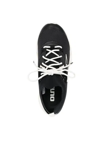 Mizuno Side Logo-detail Low-top Sneakers In Black