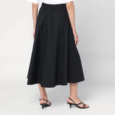 Mark Kenly Domino Tan Mkdt Studio  Novo Pleated Skirt In Black