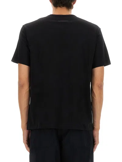 Mm6 Maison Margiela Numeric Signature Mm6 T-shirt Black In Black