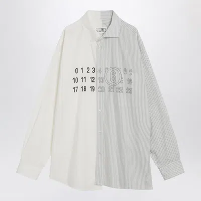 Mm6 Maison Margiela Split Design Button-down Collar Shirt