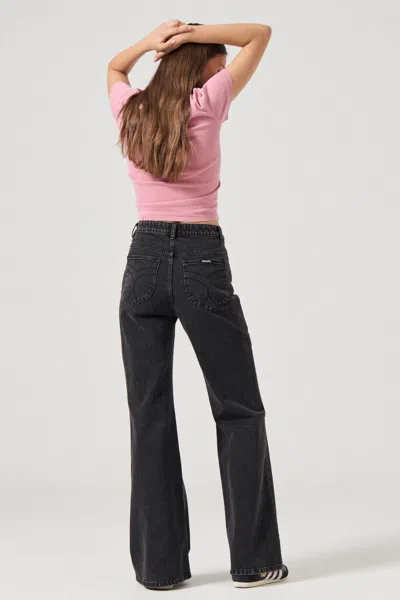 Rolla's Eastcoast Flare Jeans In Black