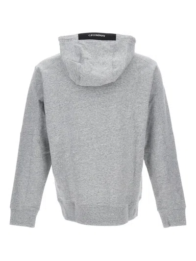 C.p. Company C.p.company Cotton Hoodie In Gray