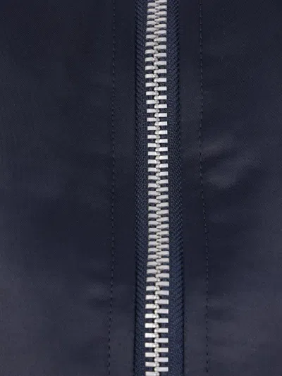 Mythinks Ribbed Zip-front Jacket In Blue