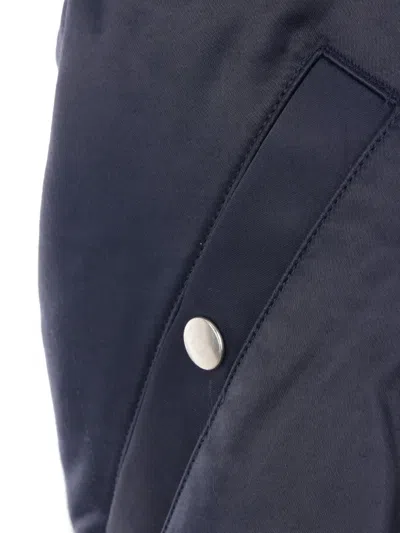 Mythinks Ribbed Zip-front Jacket In Blue