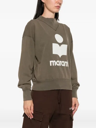 Isabel Marant Étoile Moby Sweatshirt In Green