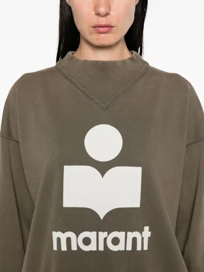 Isabel Marant Étoile Moby Sweatshirt In Green