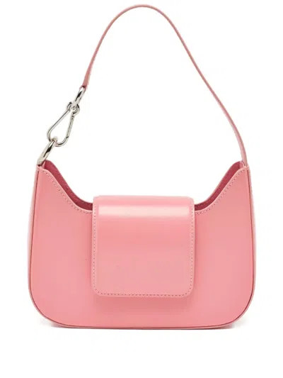 Pre-owned Lancel Vintage Sixtine Leather Flap Shoulder Bag
