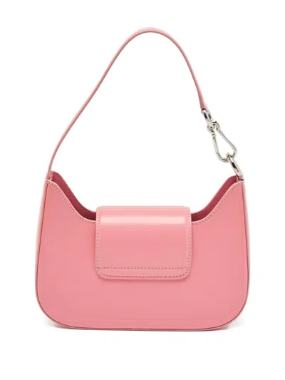 Pre-owned Lancel Vintage Sixtine Leather Flap Shoulder Bag