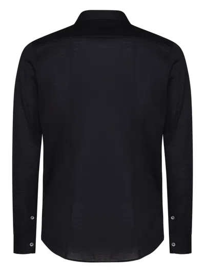 Giuliano Galiano Long-sleeved Knitted Cardigan In Black