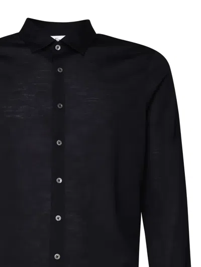 Giuliano Galiano Long-sleeved Knitted Cardigan In Black